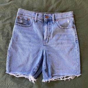 Madewell mom shorts